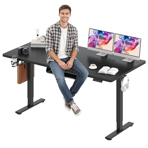 SANODESK 71x32'' Large Electric Computer Height Adjustable Standing Desk